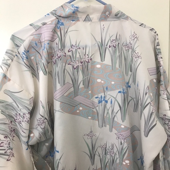 Japanese long maxi open duster kimono ONE SIZE - Picture 9 of 12